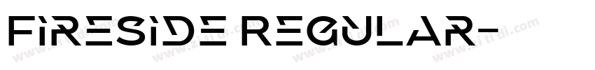 Fireside Regular字体转换